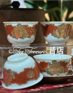 清水燒金彩茶具套裝 Kiyomizu-yaki Tea Set